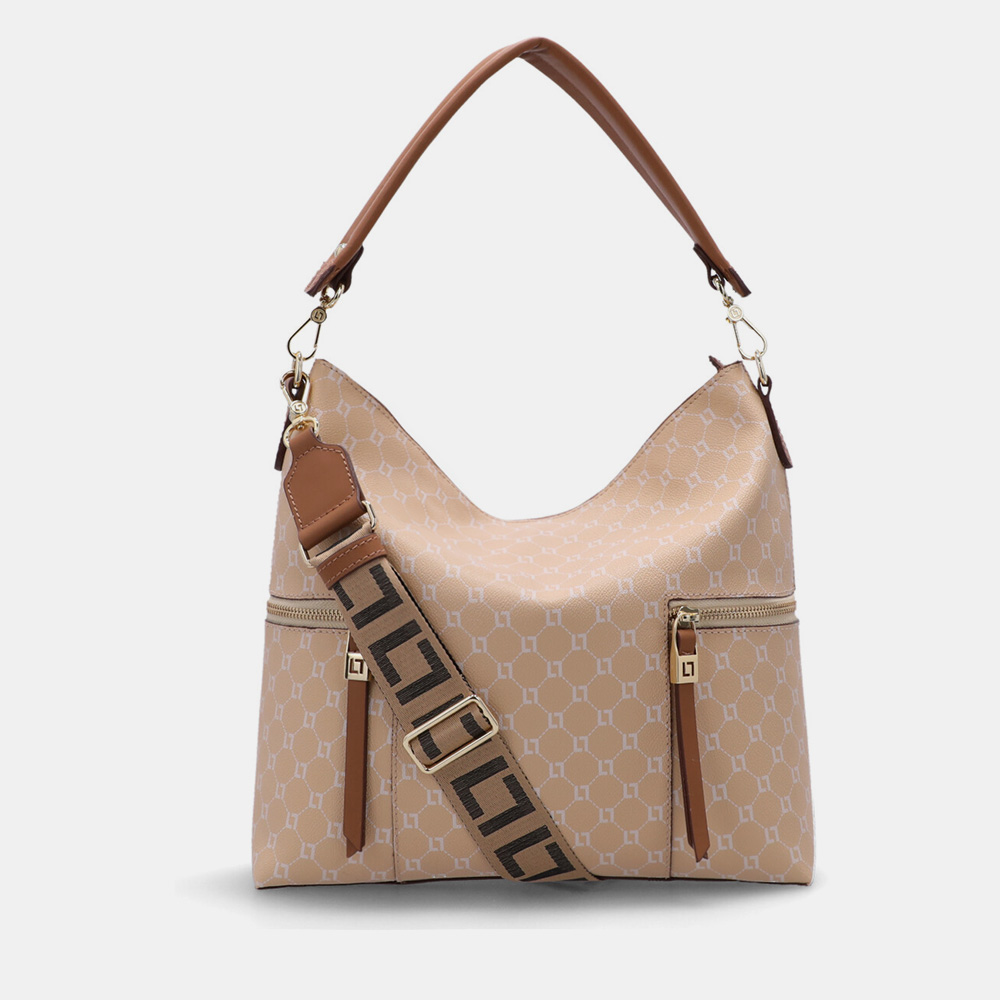 BOLSA HOBO MONOGRAMA NATURAL - 0