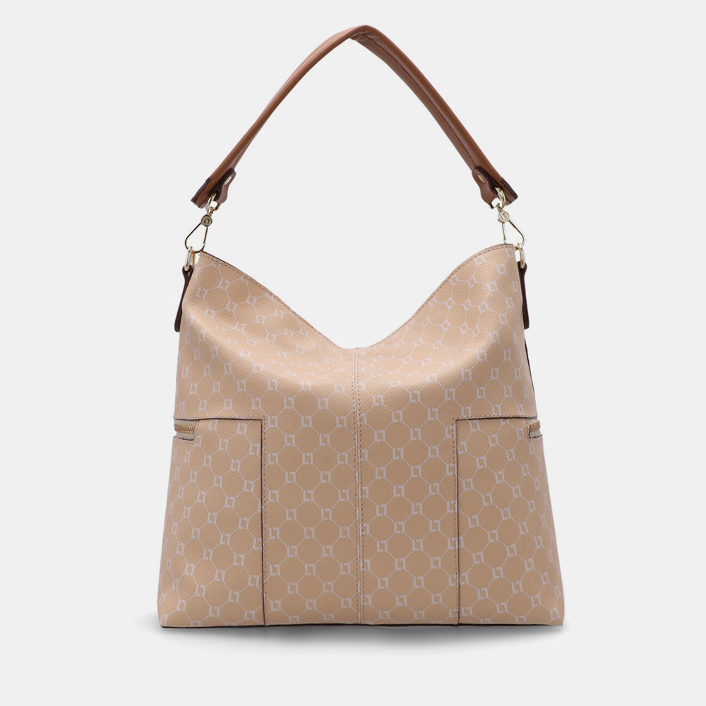 BOLSA HOBO MONOGRAMA NATURAL - 1