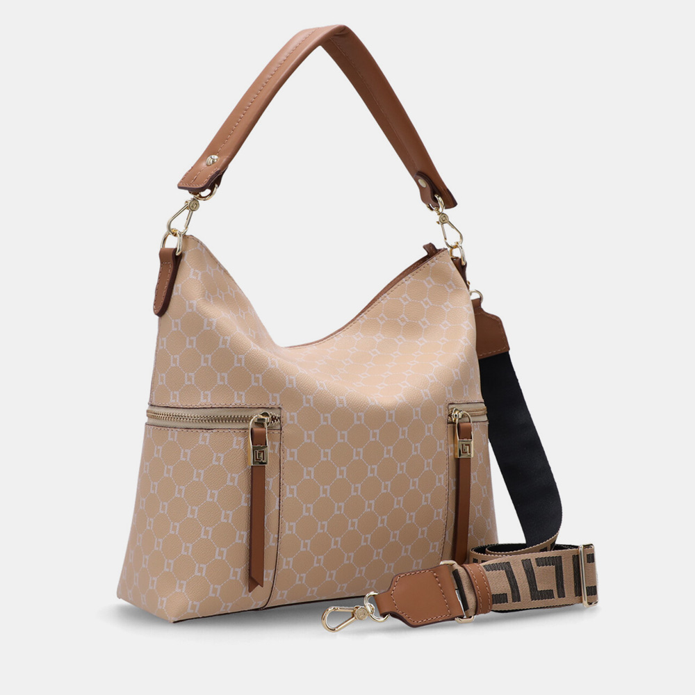 BOLSA HOBO MONOGRAMA NATURAL - 2