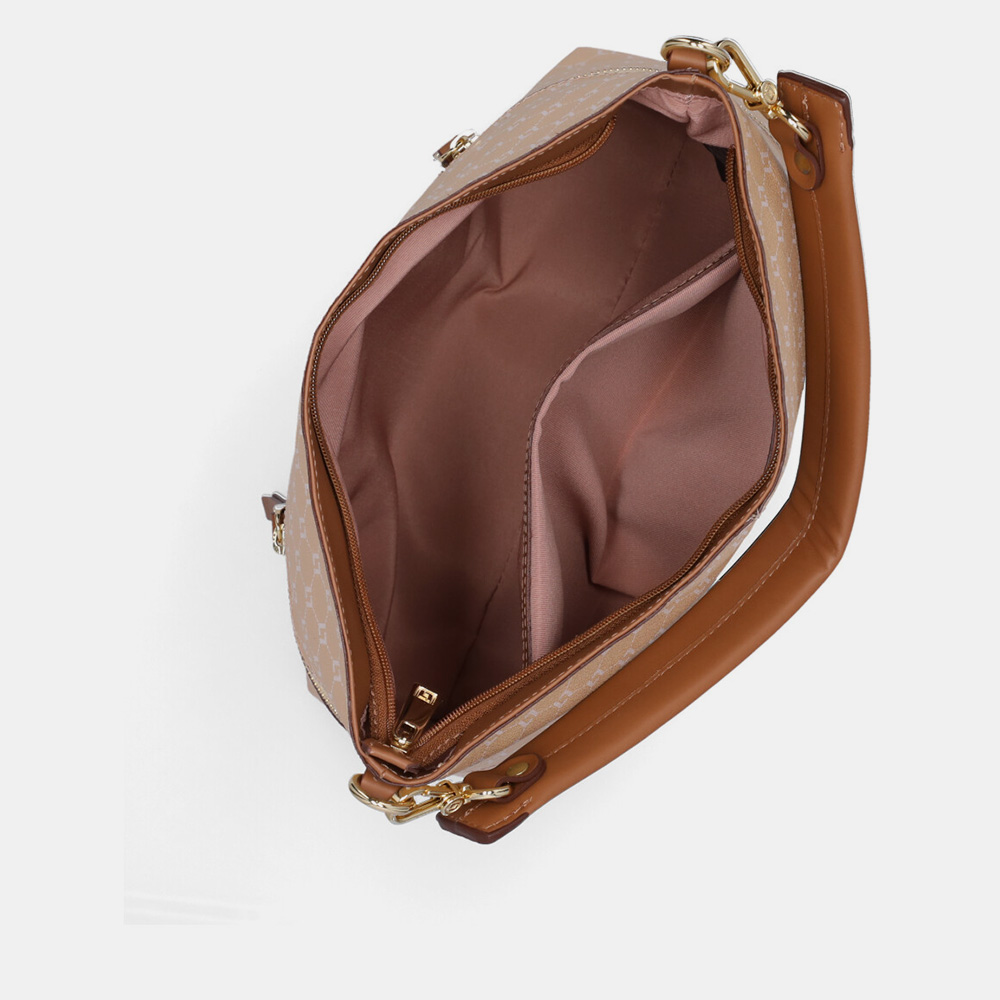 BOLSA HOBO MONOGRAMA NATURAL - 3