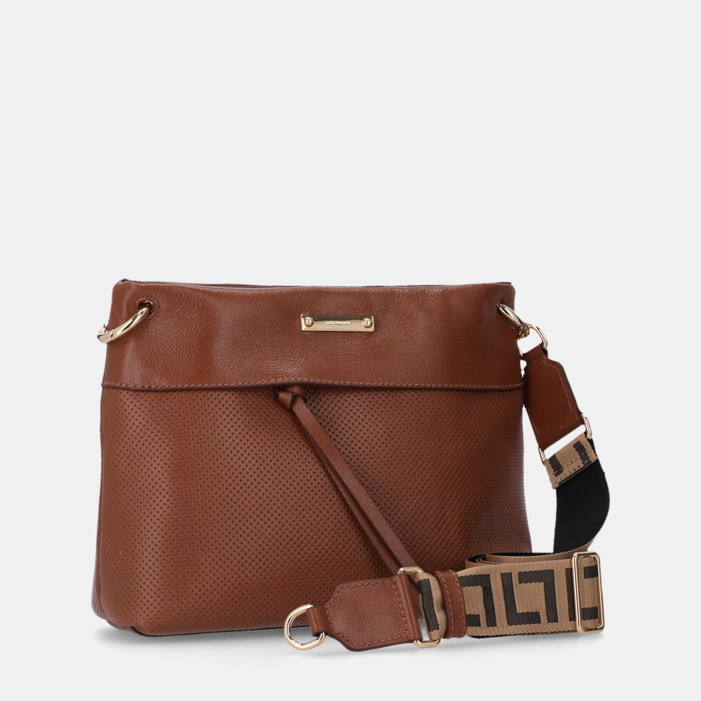 BOLSA TIRACOLO FLY PERFORATO ÂMBAR - 2