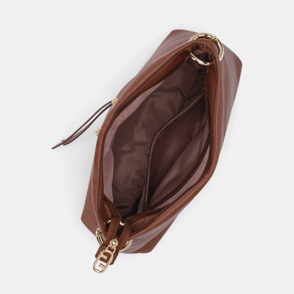 BOLSA TIRACOLO FLY PERFORATO ÂMBAR - 3