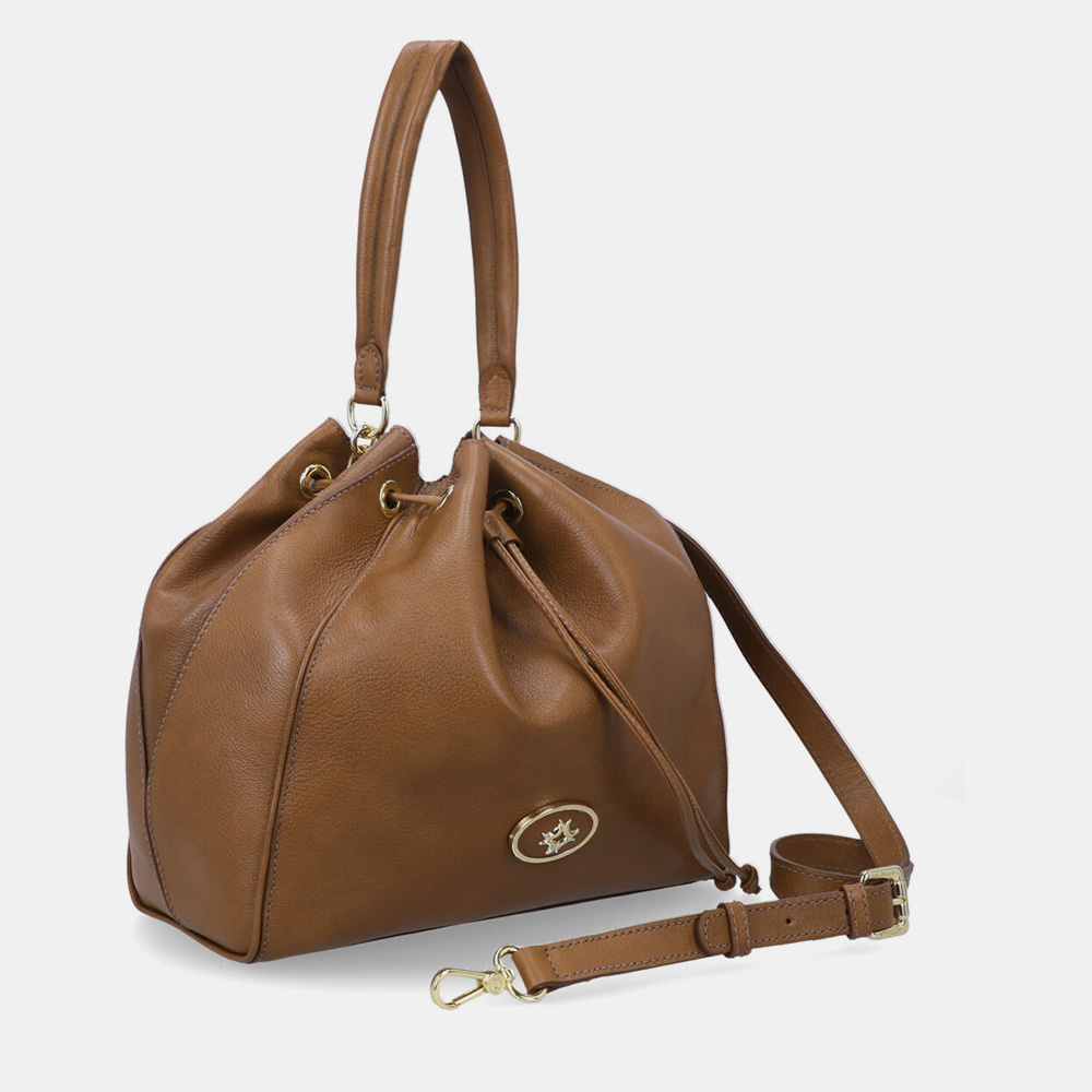 BOLSA BUCKET GRANDE MONTENAPOLEONE ÂMBAR - 2