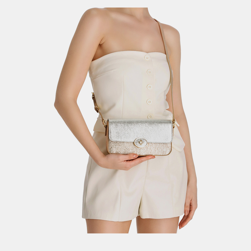 BOLSA SATCHEL PEQUENA VÊNUS OURO BOLSA SATCHEL PEQUENA VÊNUS OURO - 4