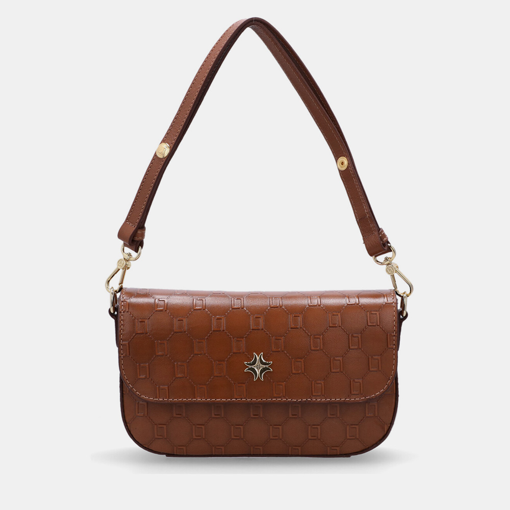 BOLSA SATCHEL PEQUENA LUX ÂMBAR BOLSA SATCHEL PEQUENA LUX ÂMBAR - 0