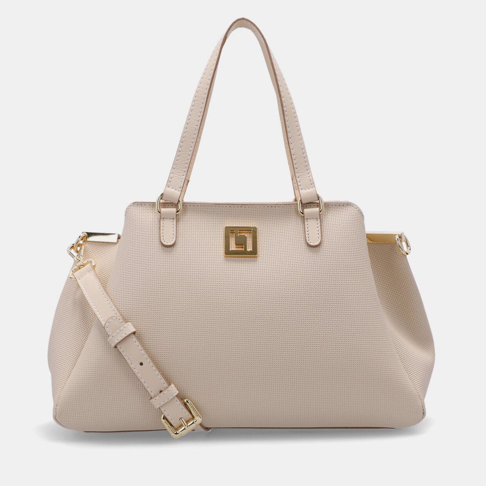 BOLSA TOTE GRANDE TRAMADO MARFIM BOLSA TOTE GRANDE TRAMADO MARFIM - 0