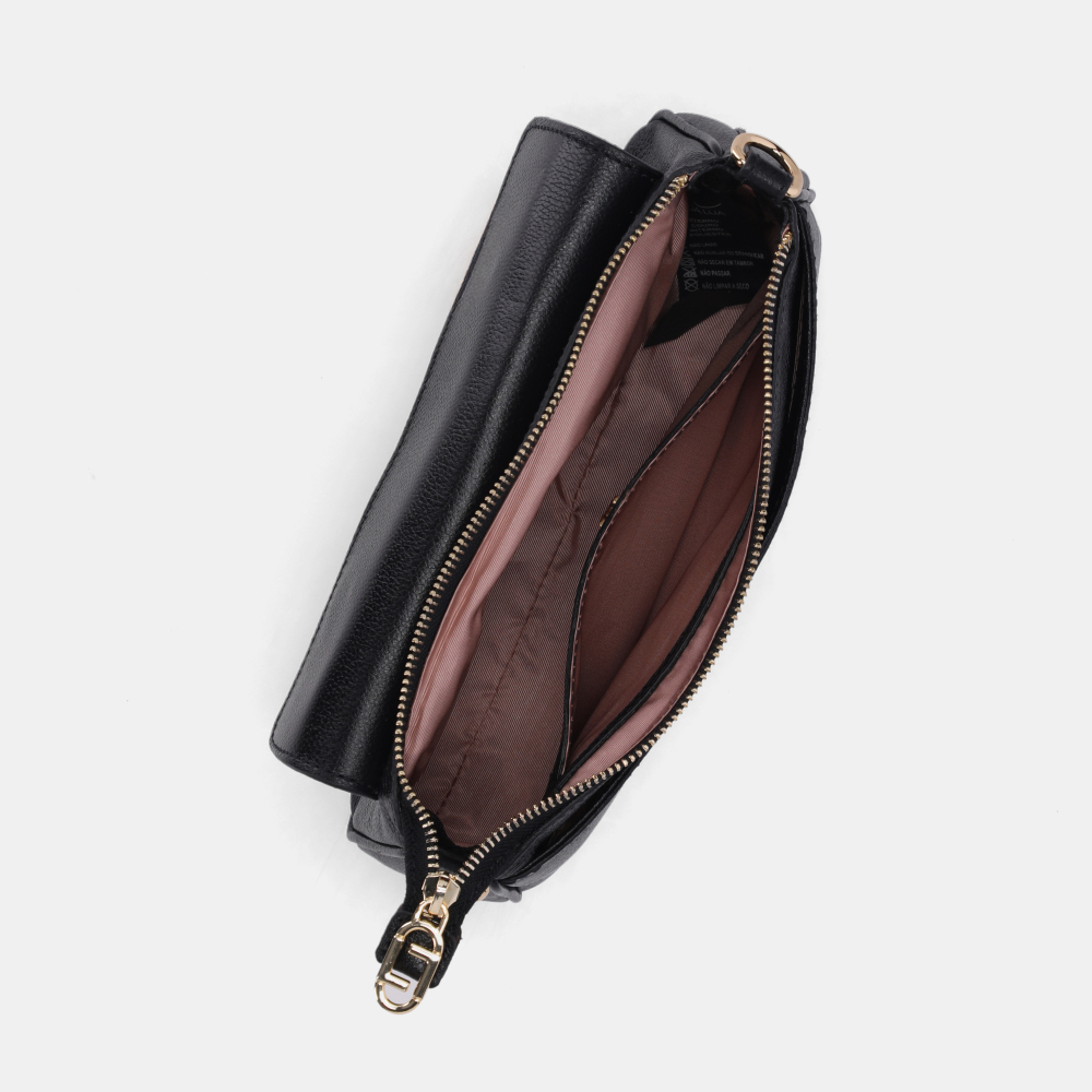 BOLSA BAGUETE PEQUENA NEW RIDGE PRETO BOLSA BAGUETE PEQUENA NEW RIDGE PRETO - 3