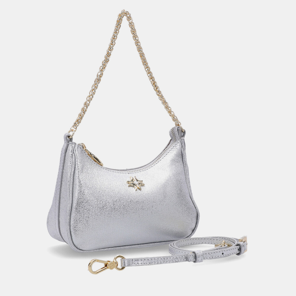 BOLSA TIRACOLO VÊNUS PRATA - 2