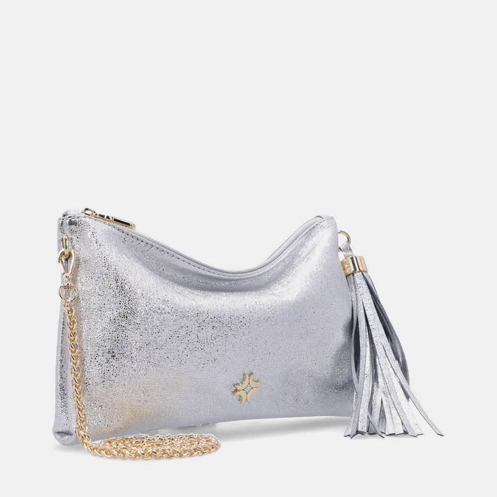 BOLSA CLUTCH PEQUENA VÊNUS PRATA - 2