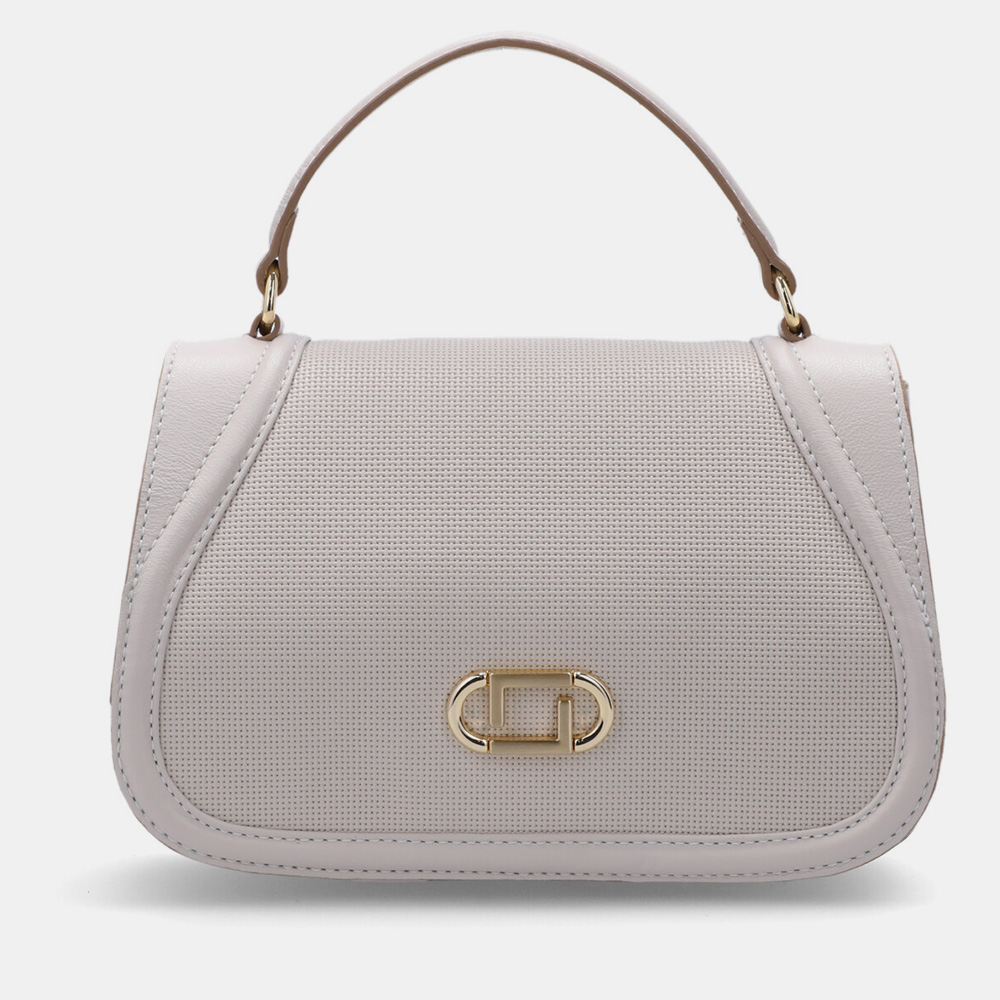 BOLSA SATCHEL PEQUENA TRAMADO PANNA BOLSA SATCHEL PEQUENA TRAMADO PANNA - 0