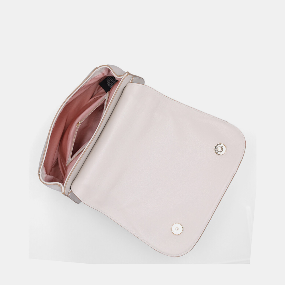 BOLSA SATCHEL PEQUENA TRAMADO PANNA - 3