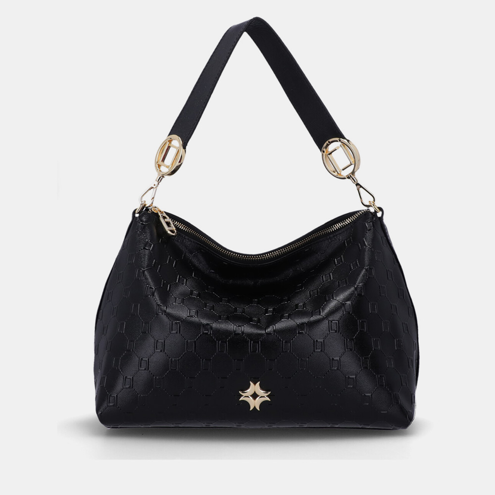 BOLSA HOBO GRANDE LUX PRETO BOLSA HOBO GRANDE LUX PRETO - 1