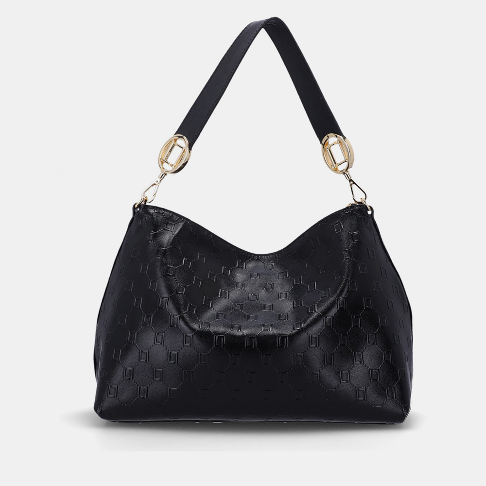 BOLSA HOBO GRANDE LUX PRETO BOLSA HOBO GRANDE LUX PRETO - 2