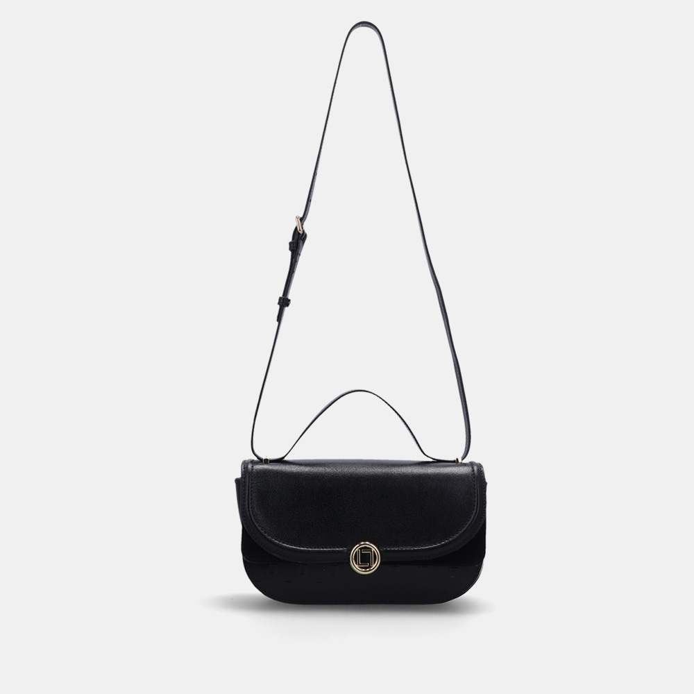 BOLSA SATCHEL PEQUENA LUX PRETO - 5