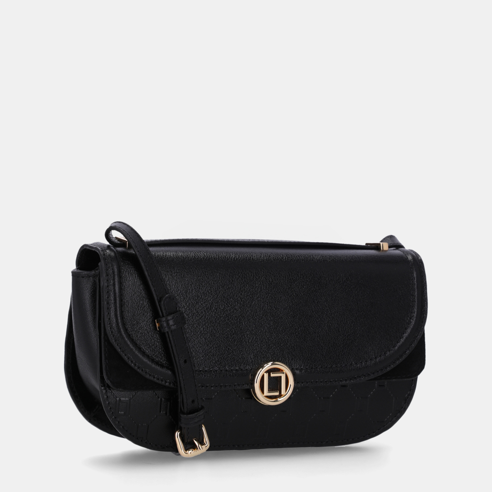BOLSA SATCHEL PEQUENA LUX PRETO - 2