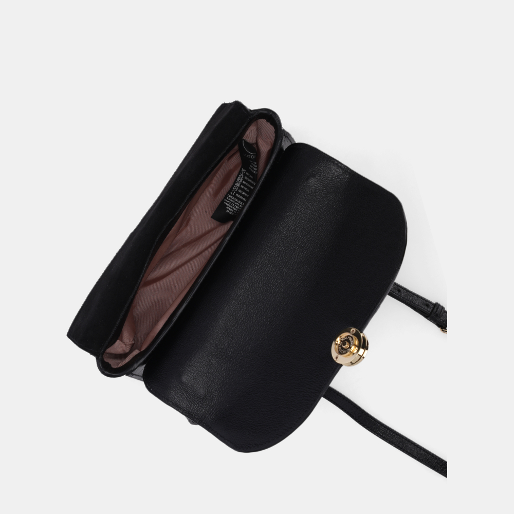 BOLSA SATCHEL PEQUENA LUX PRETO - 3