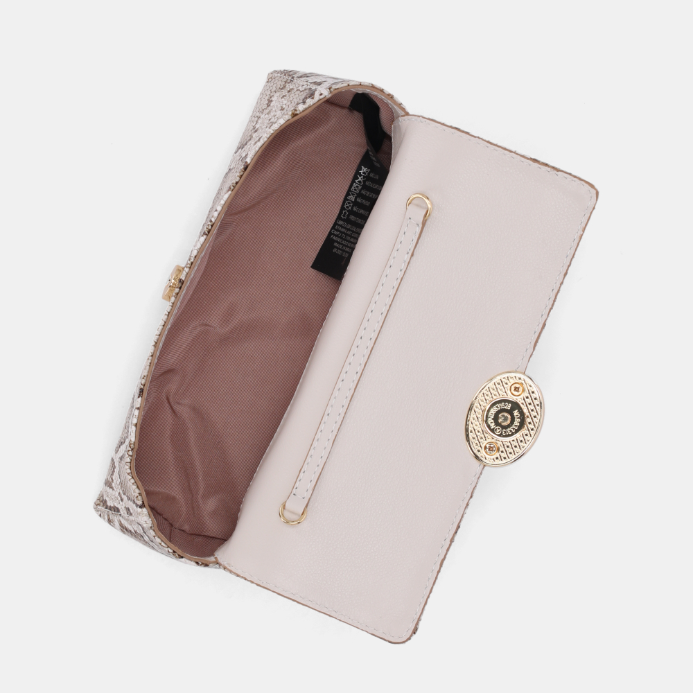BOLSA CLUTCH PEQUENA SNAKE PANNA BOLSA CLUTCH PEQUENA SNAKE PANNA - 3