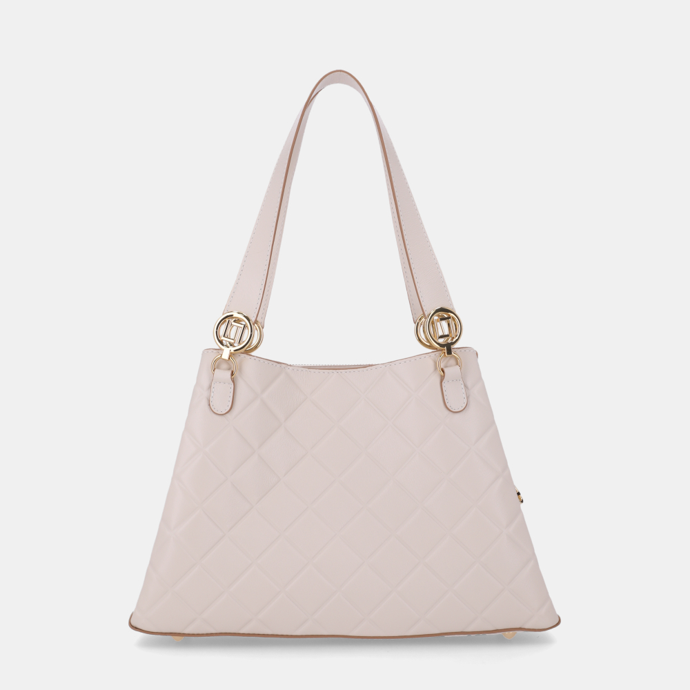 BOLSA TOTE GRANDE SAARA PANNA - 1