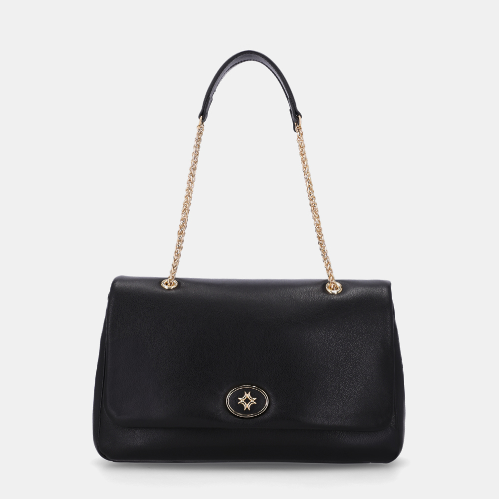 BOLSA SATCHEL GRANDE SAARA PPRETO - 0