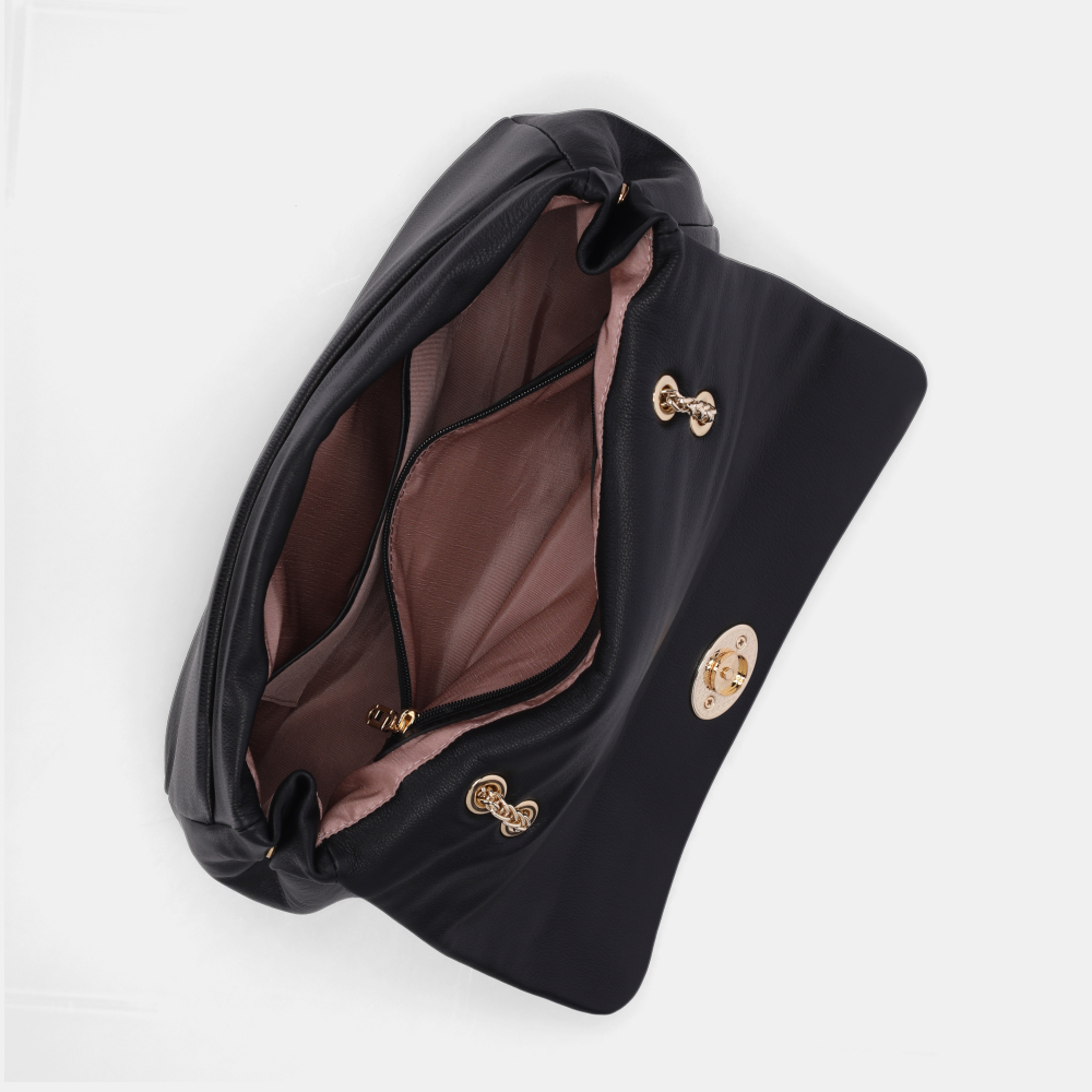 BOLSA SATCHEL GRANDE SAARA PPRETO BOLSA SATCHEL GRANDE SAARA PPRETO - 3