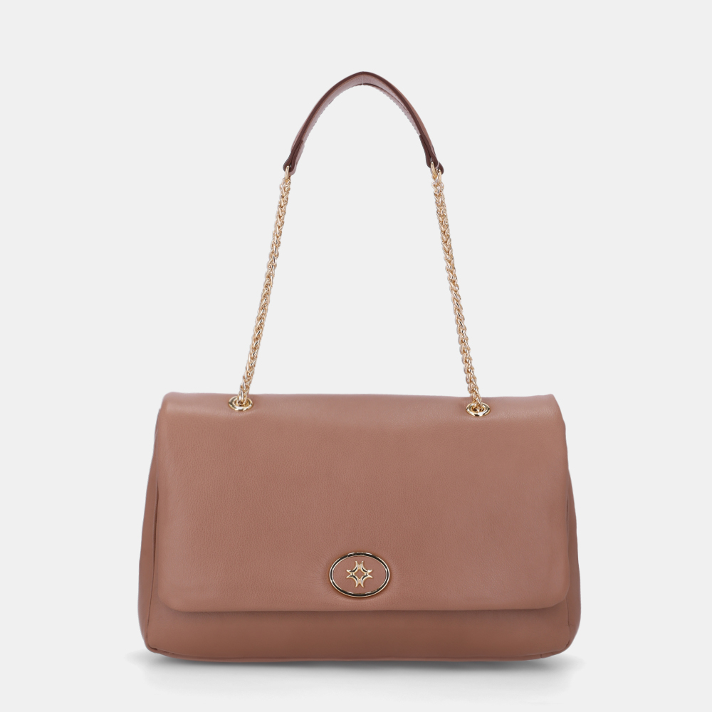 BOLSA SATCHEL GRANDE SAARA MOUSSE - 0