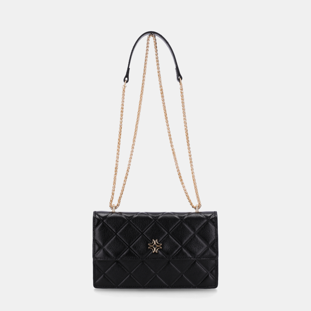 BOLSA SATCHEL PEQUENA ATACAMA PRETO - 0