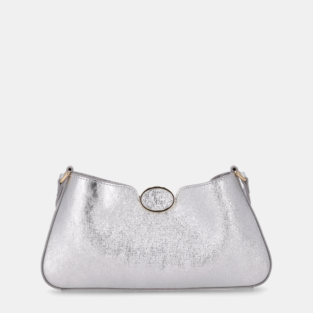 BOLSA DIANA BAGUETE PEQUENA VÊNUS PRATA - 2