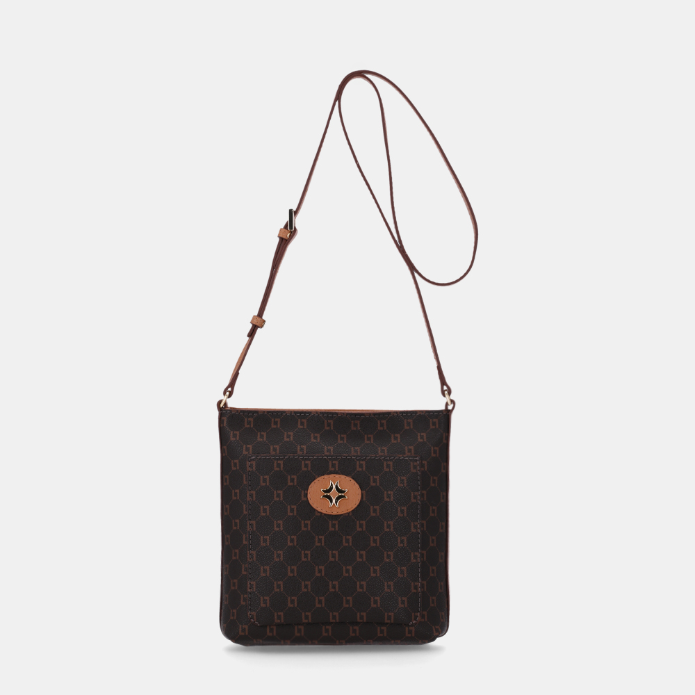 BOLSA TIRACOLO PEQUENA MONOGRAMA LL MOCCA BOLSA TIRACOLO PEQUENA MONOGRAMA LL MOCCA - 0