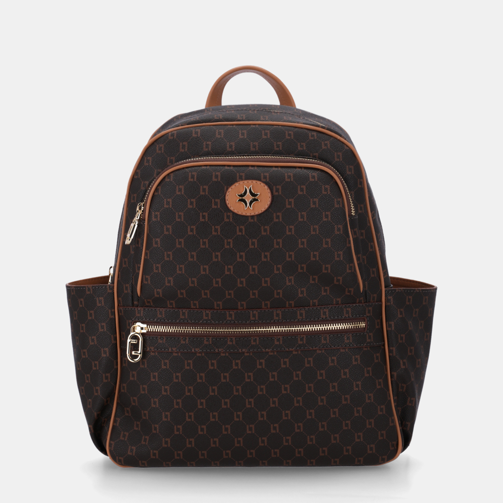 MOCHILA EXTRA GRANDE MONOGRAMA LL MOCCA - 0