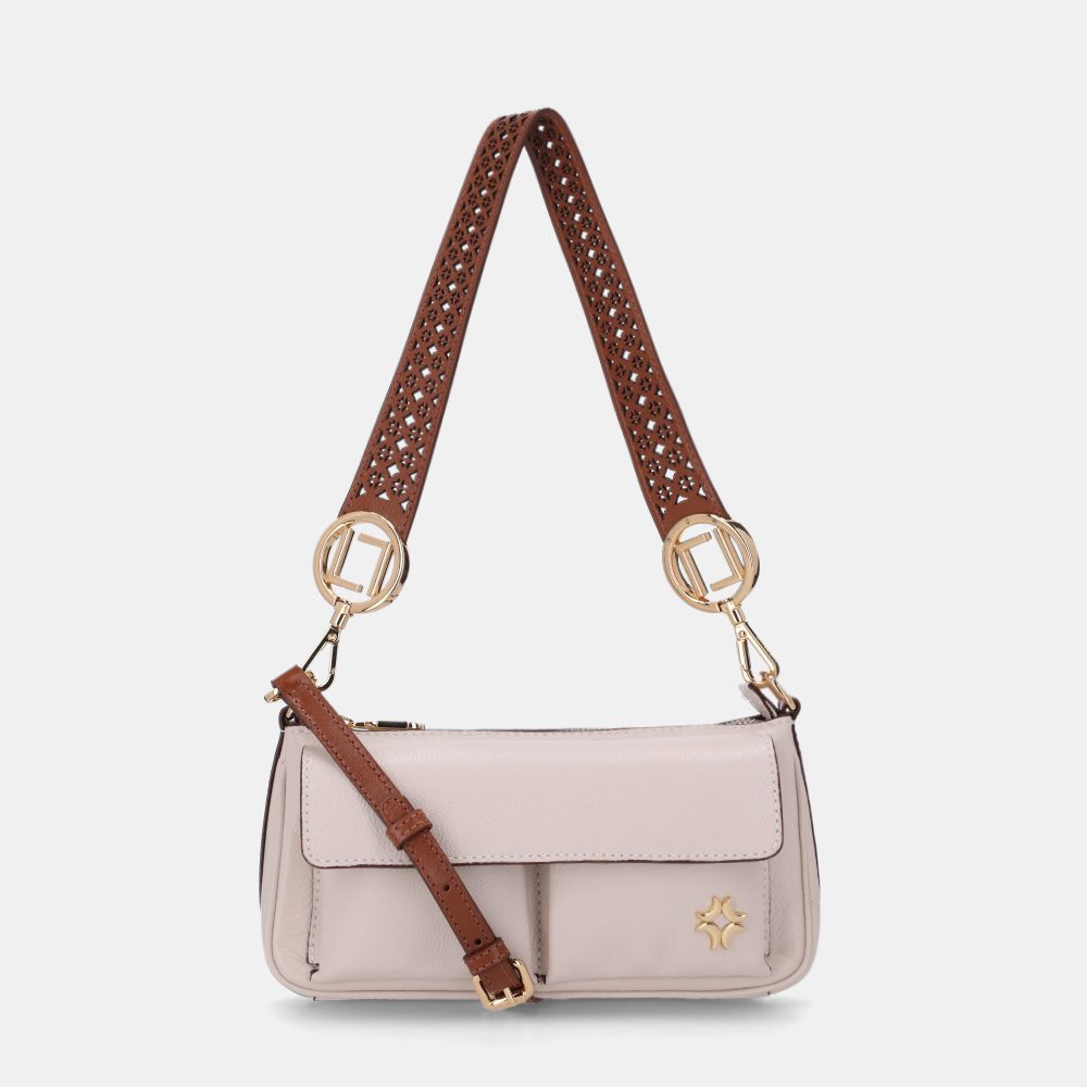 BOLSA BAGUETE PEQUENA NEW RIDGE PANNA - 0