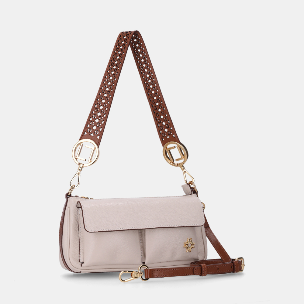 BOLSA BAGUETE PEQUENA NEW RIDGE PANNA - 2