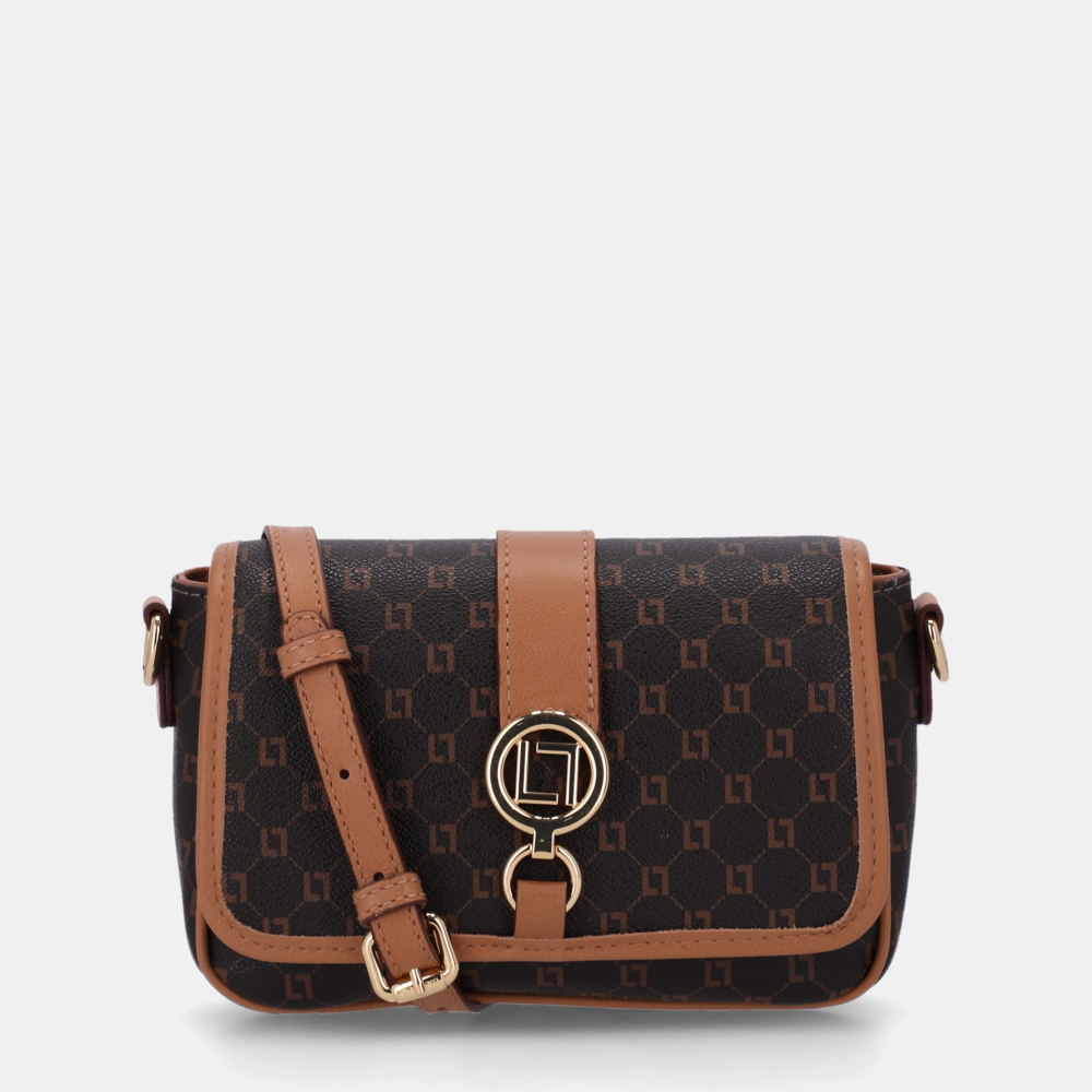 BOLSA SATCHEL PEQUENA MONOGRAMA LL MOCCA BOLSA SATCHEL PEQUENA MONOGRAMA LL MOCCA - 0