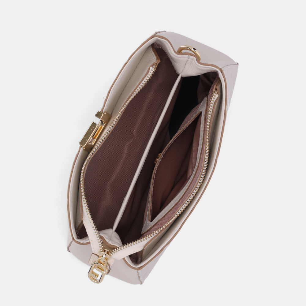 BOLSA TIRACOLO PEQUENA SAARA PANNA - 4