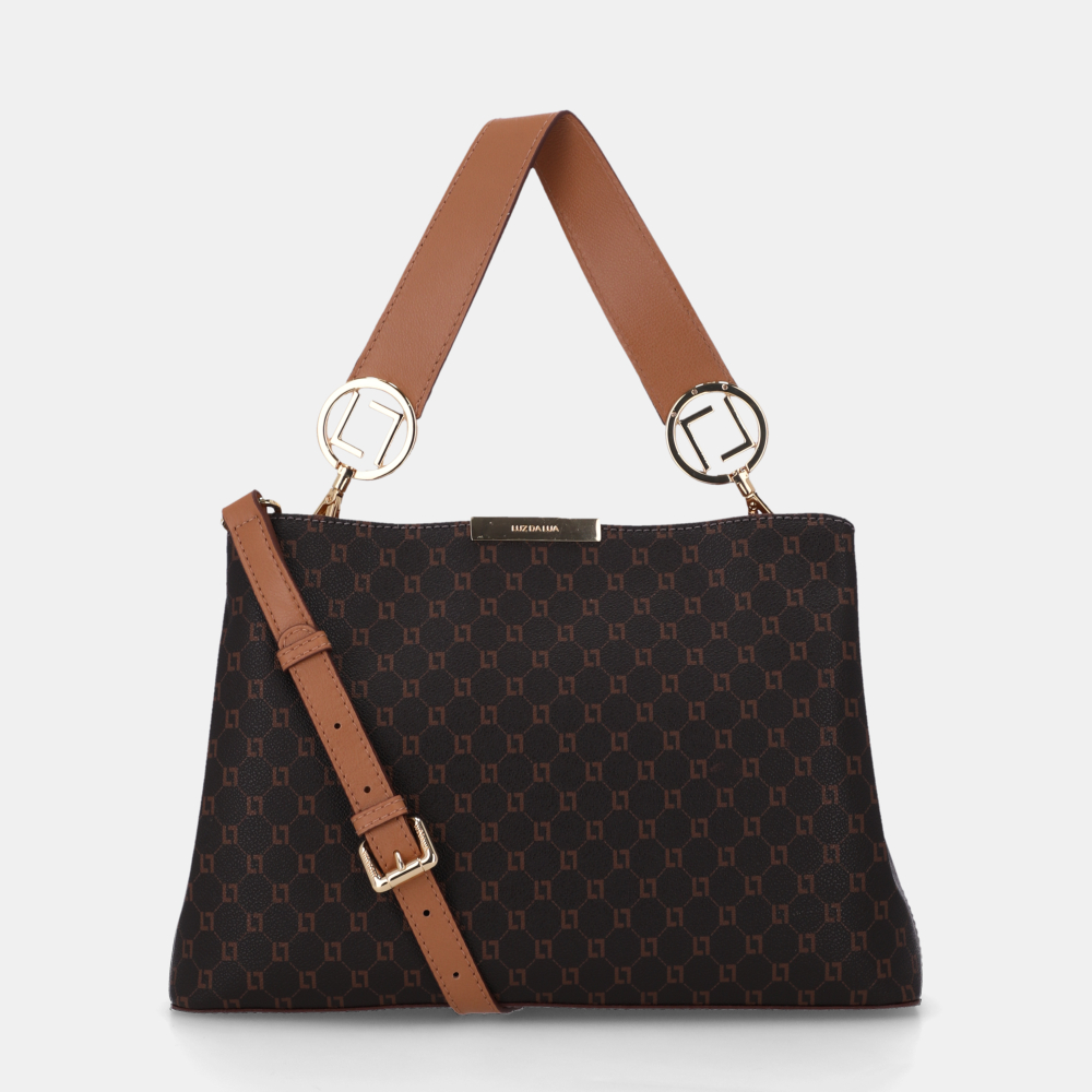 BOLSA TOTE GRANDE MONOGRAMA LL MOCCA - 0