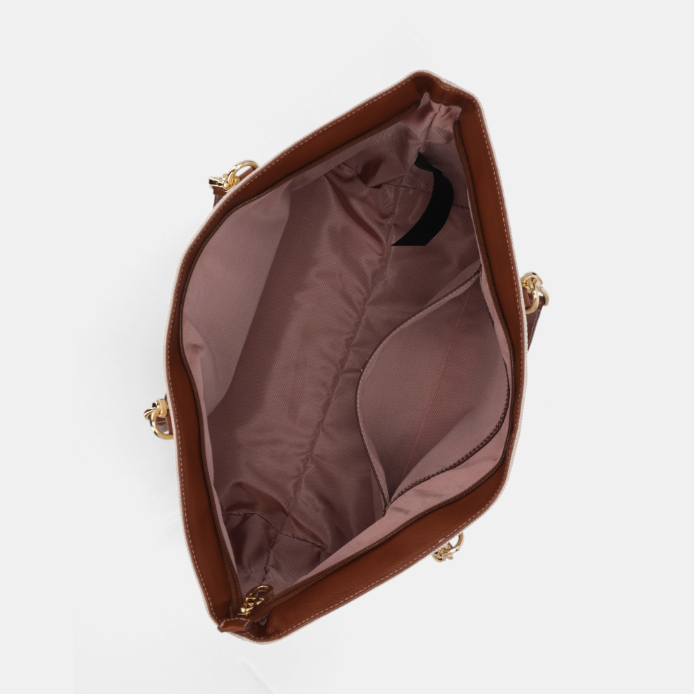 BOLSA SHOPPING EXTRA GRANDE LONA CRU - 4