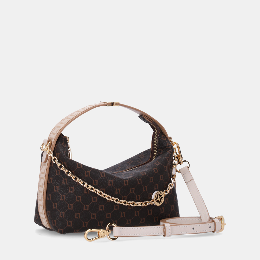 BOLSA TIRACOLO PEQUENA MONOGRAMA LL MOCCA - 3