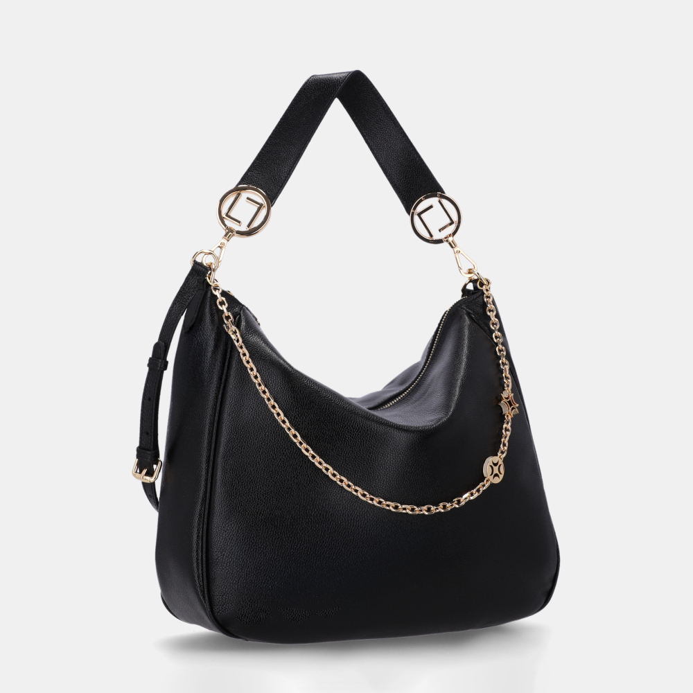 BOLSA HOBO GRANDE NEW RIDGE PRETO - 2