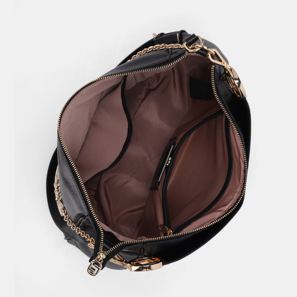 BOLSA HOBO GRANDE NEW RIDGE PRETO - 3