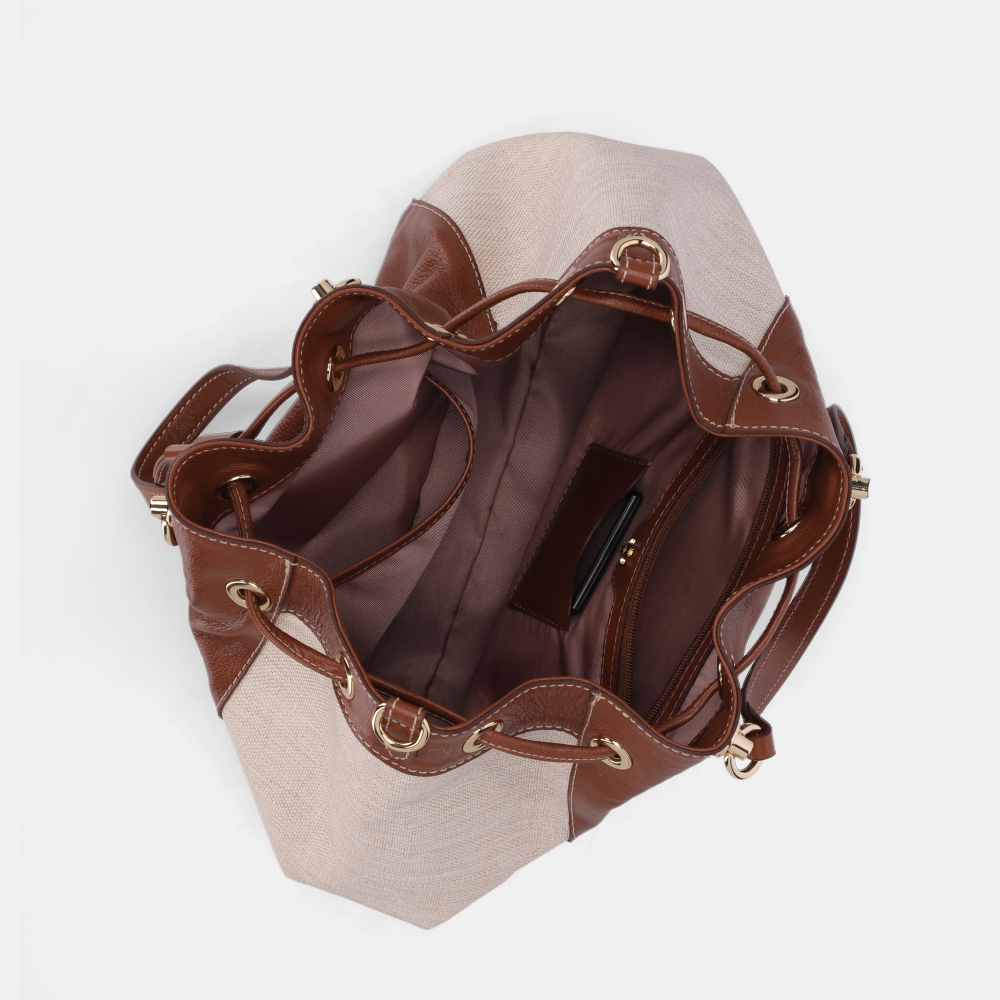 BOLSA BUCKET GRANDE ATACAMA ÂMBAR - 4