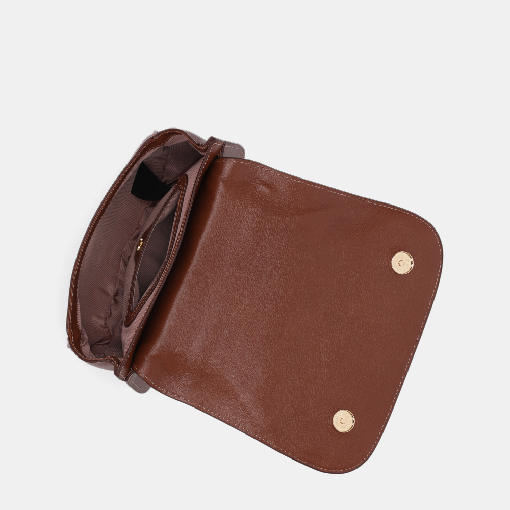 BOLSA SATCHEL PEQUENA LONA CRU - 4