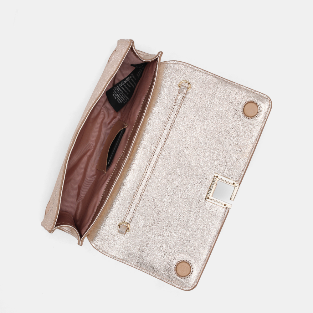 BOLSA CLUTCH MÉDIA VÊNUS OURO - 4