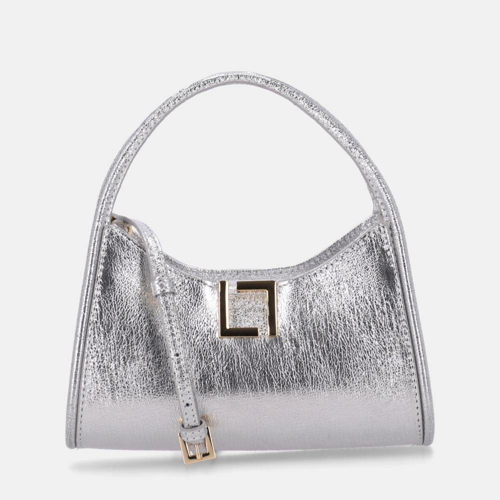 BOLSA TIRACOLO PEQUENA VÊNUS PRATA - 0