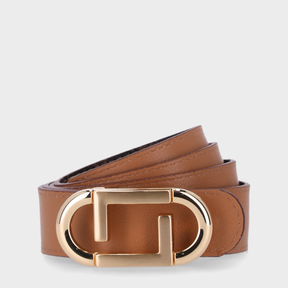 CINTO REVERSÍVEL MONOGRAMA MOCCA - 1