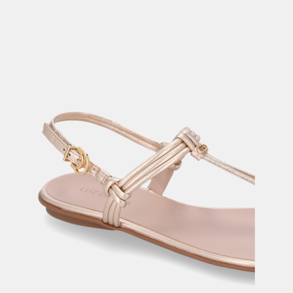 SANDÁLIA RASTEIRA LAMINATI OURO - 3