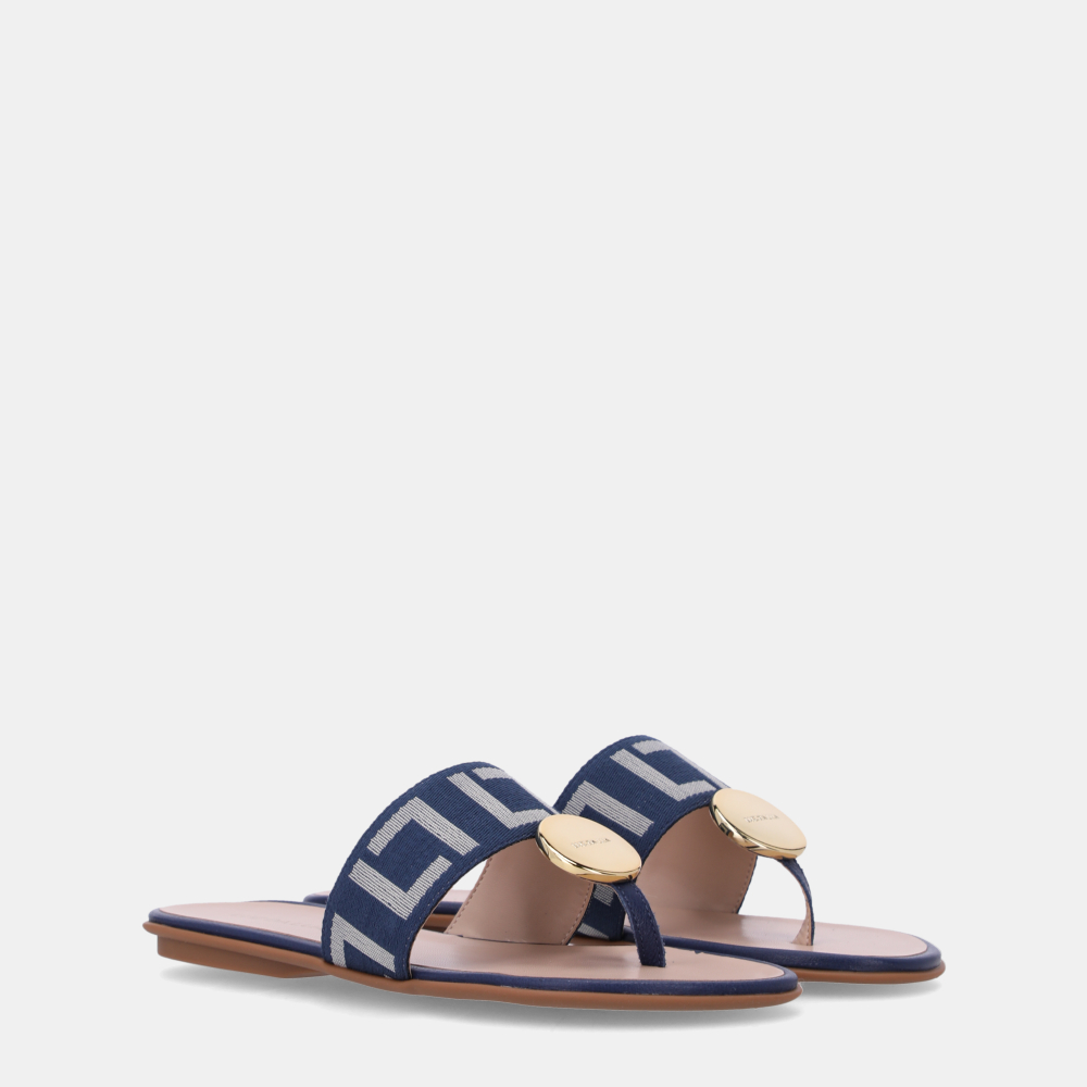 CHINELO COURO FLY MIDGNIGHT BLUE - 1