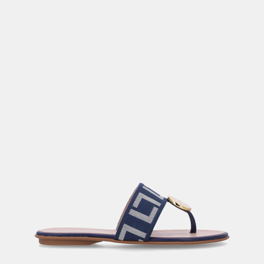CHINELO COURO SAARA MIDGNIGHT BLUE - 0