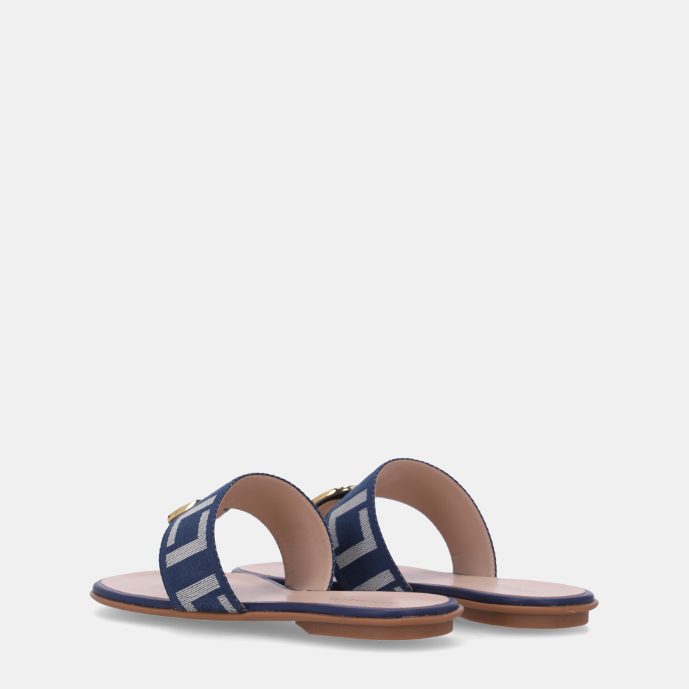 CHINELO COURO SAARA MIDGNIGHT BLUE - 2