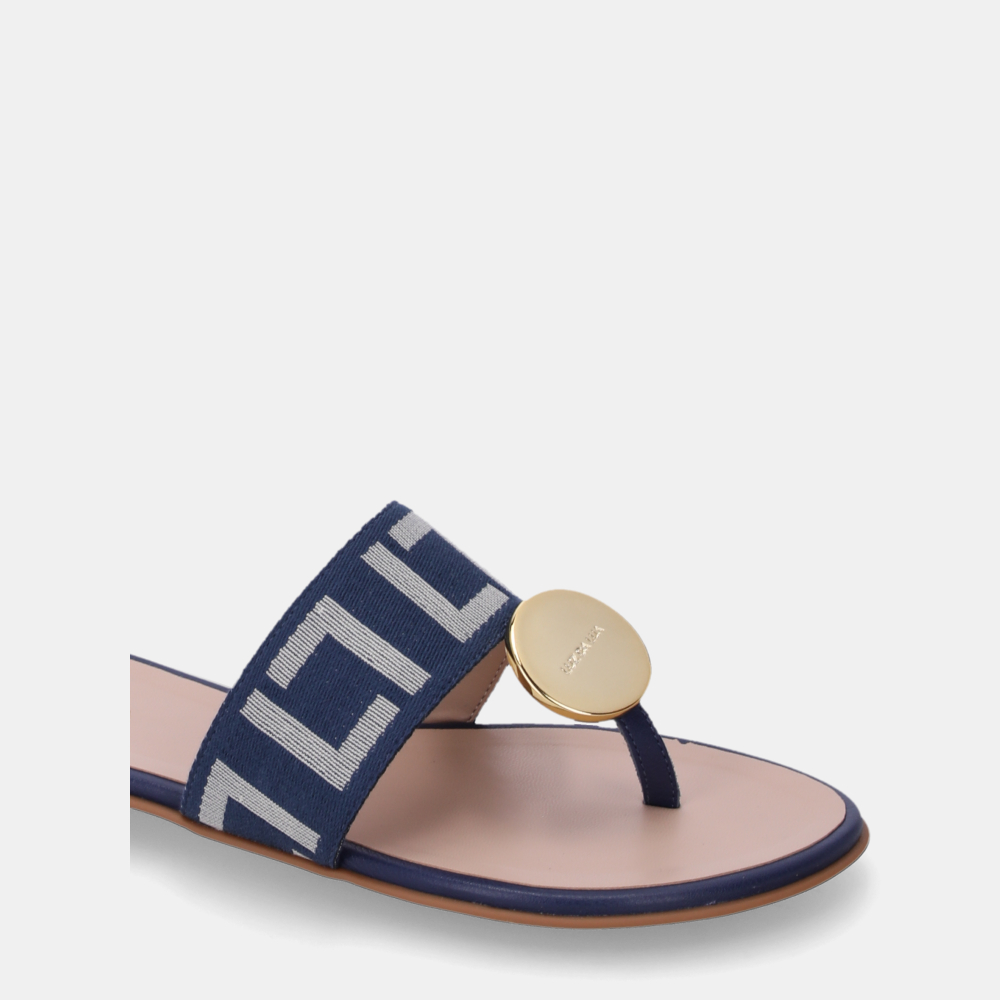 CHINELO COURO SAARA MIDGNIGHT BLUE - 3