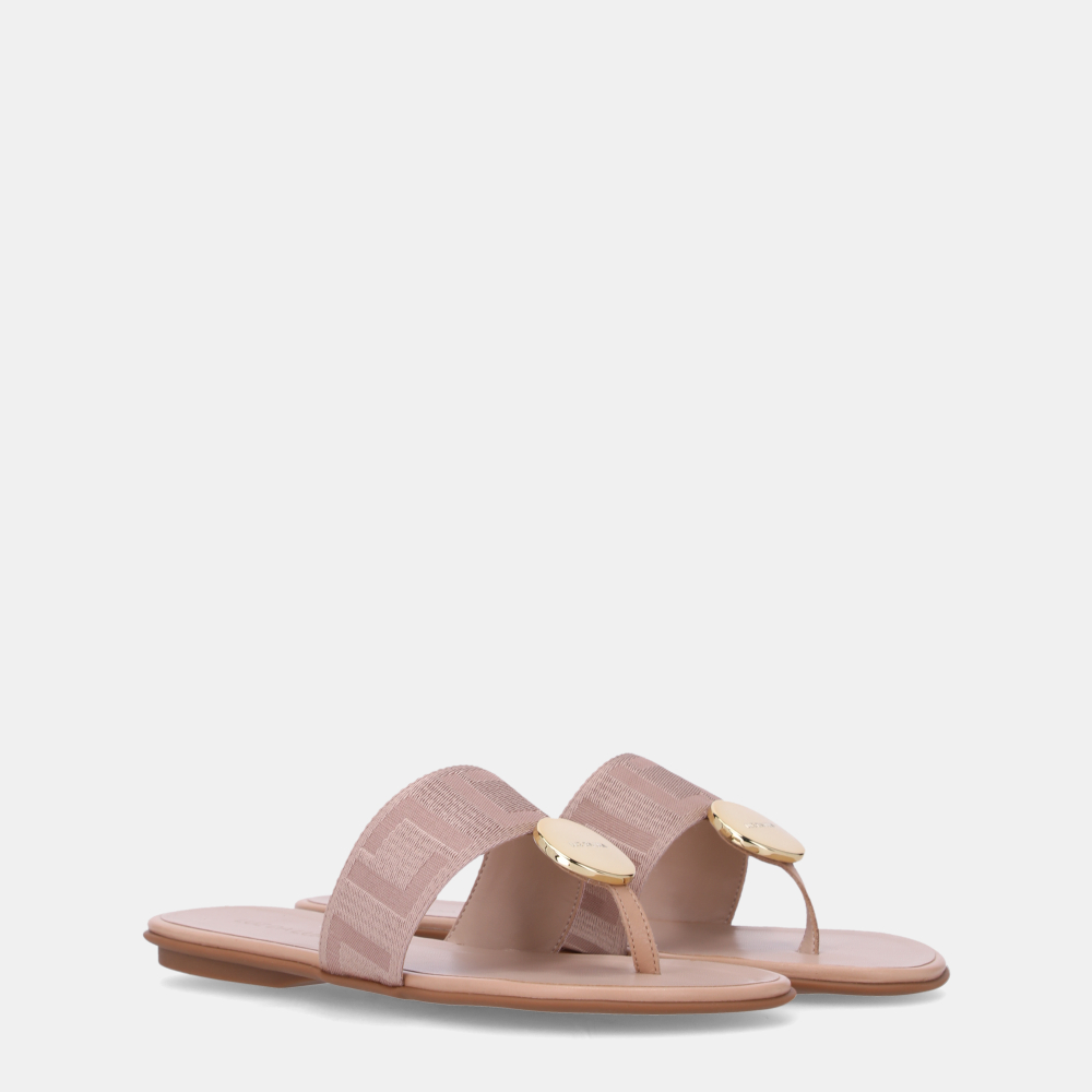 CHINELO COURO VEGETAL BEIGE - 1