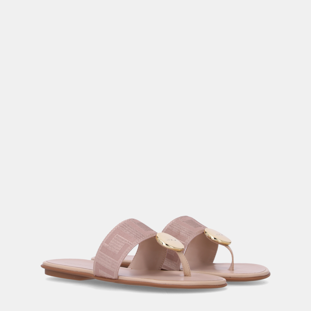 CHINELO COURO FLY LATTE - 1